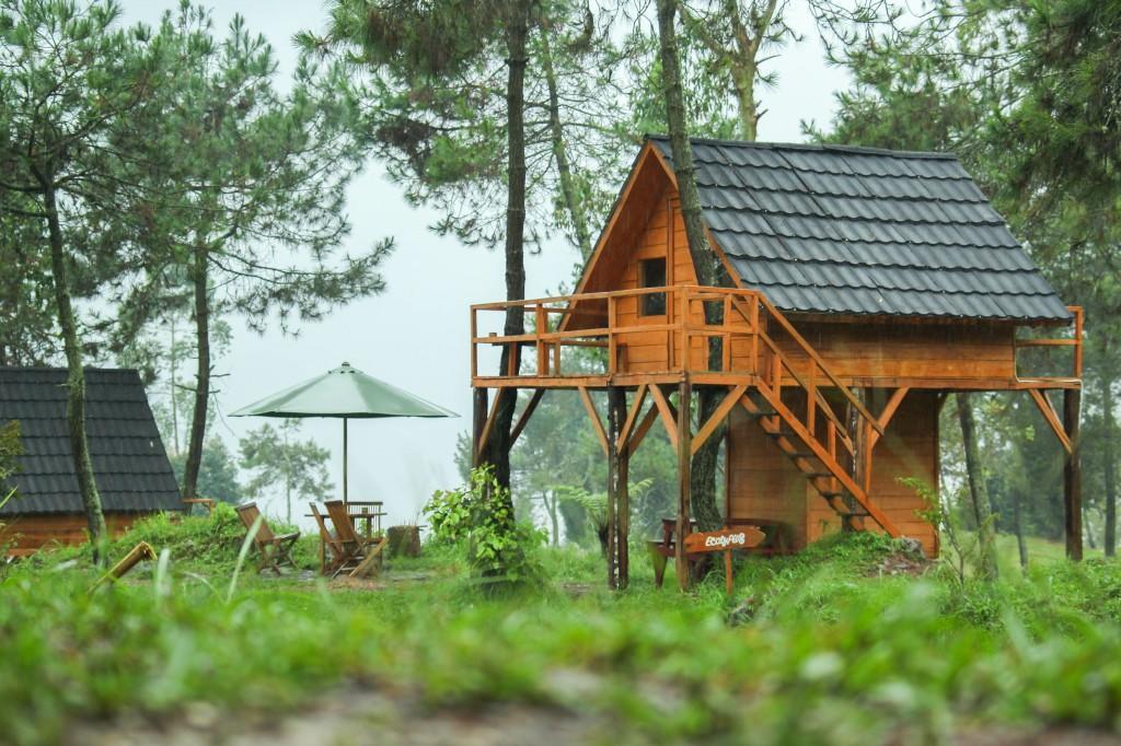 Papandayan Camping Ground Hotell Cileuleuy Exteriör bild