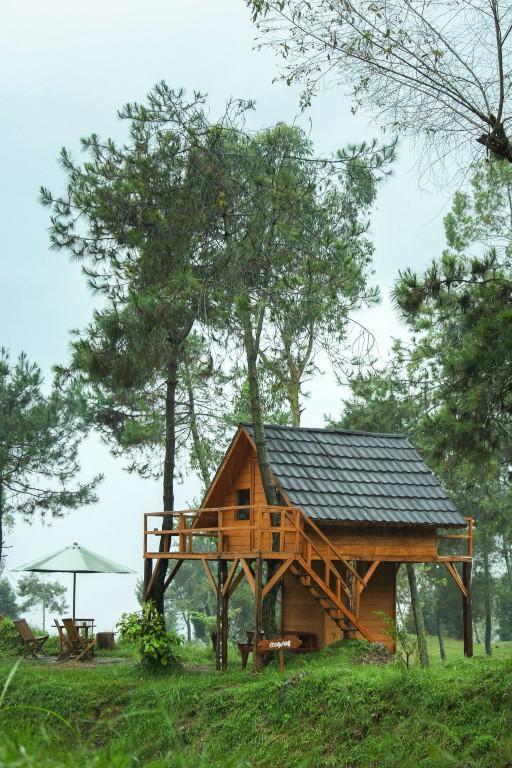 Papandayan Camping Ground Hotell Cileuleuy Exteriör bild